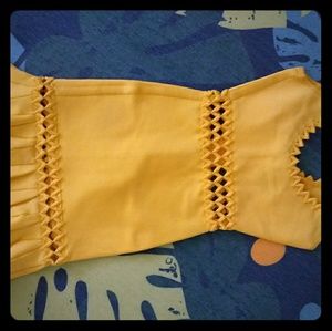 Herve Leger Yellow dress